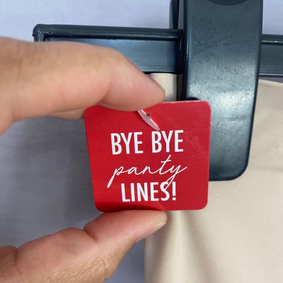 Skinnygirl Womens High Waist Shaping Sonic Edge Briefs in Tan Size Medium - Picture 9 of 12